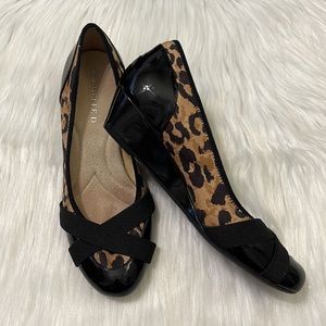 Michelle D Women’s Shoes Leopard Animal Print size 7M